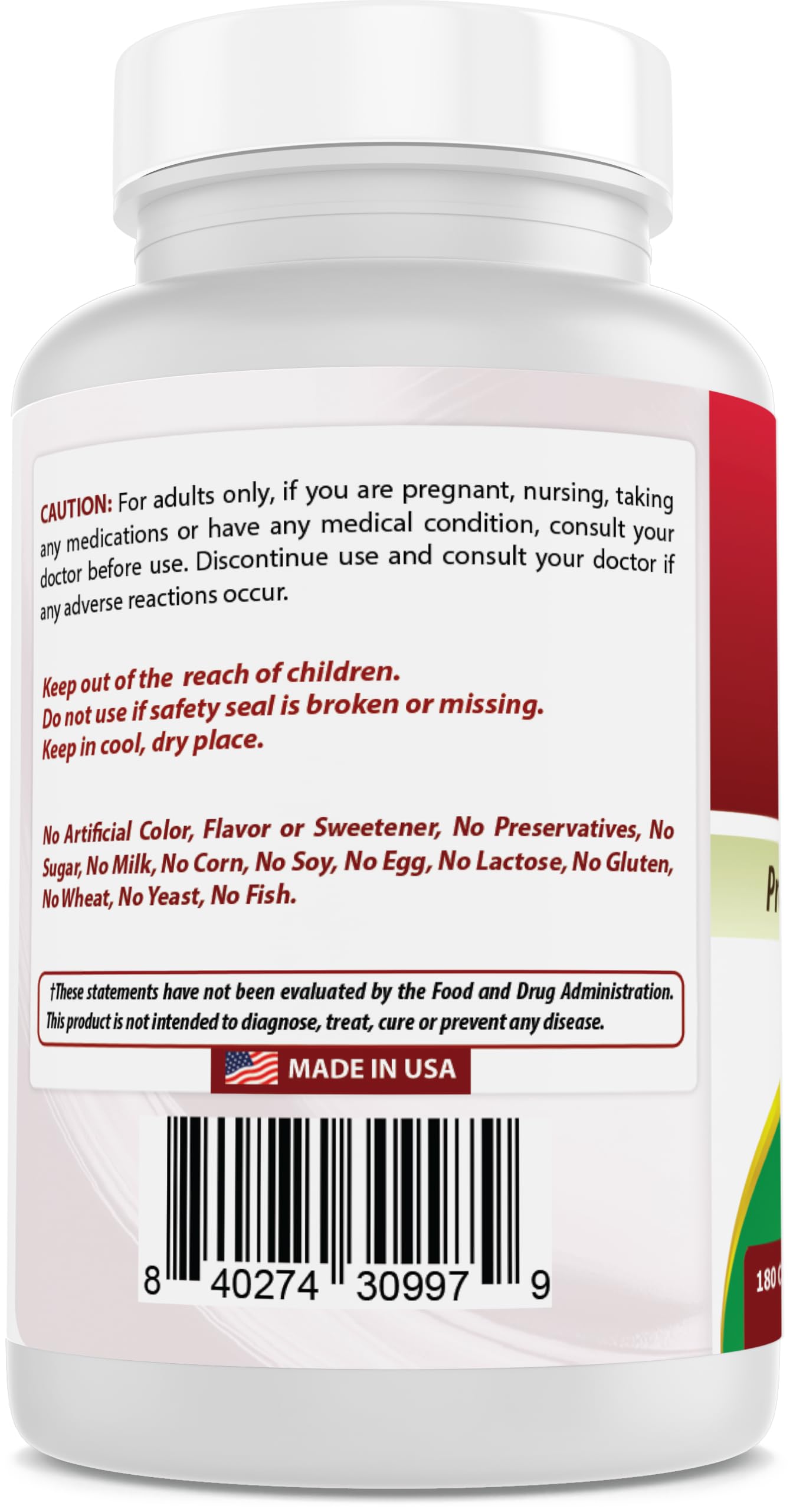 Manufactured in a GMP-compliant facility in the USA