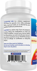 Packaging notes indicating no artificial colors, flavors or preservatives