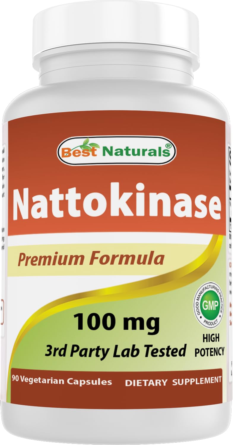 Best Naturals Nattokinase bottle front
