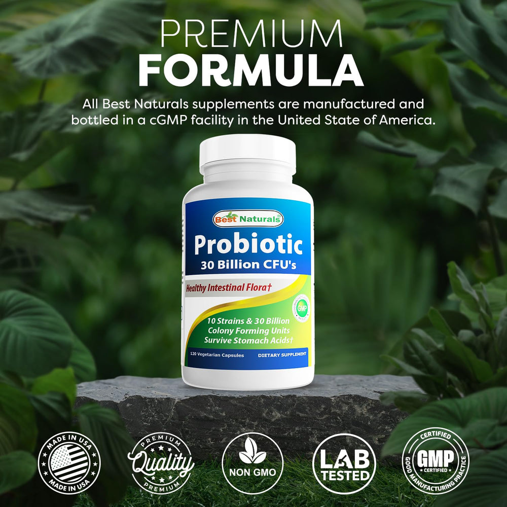 Best Naturals bottle being opened for a daily probiotic routine