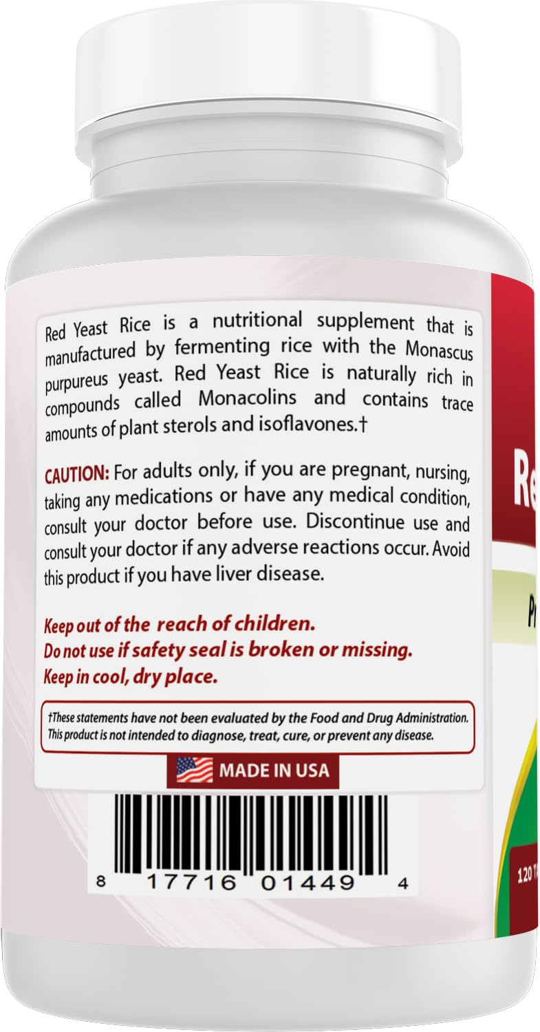 Supplement bottle with 120-tablet count and label artwork