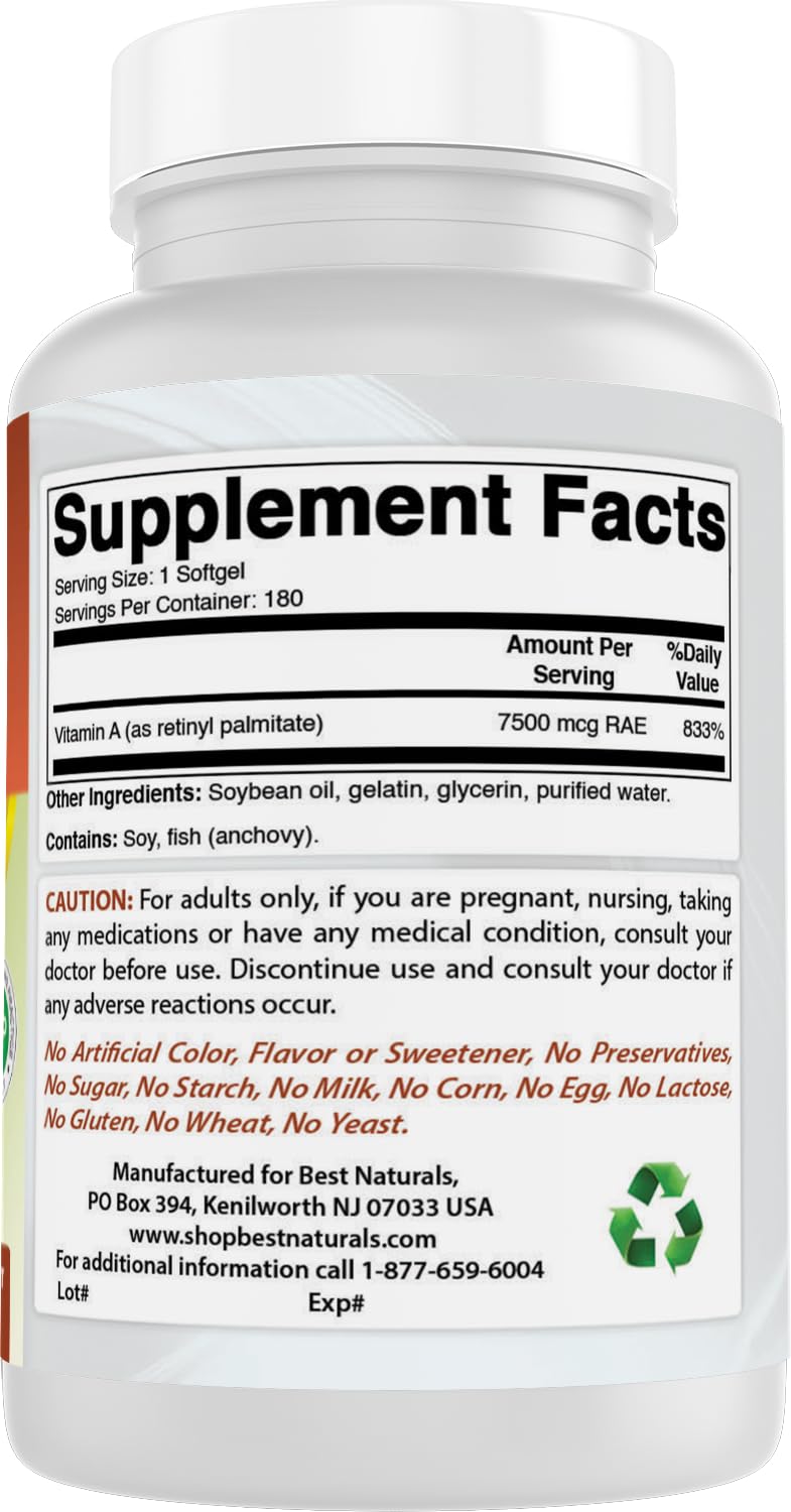 180 softgels per bottle on display