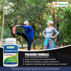 Three-pack Vitamin D3 bottles for 100-day supply