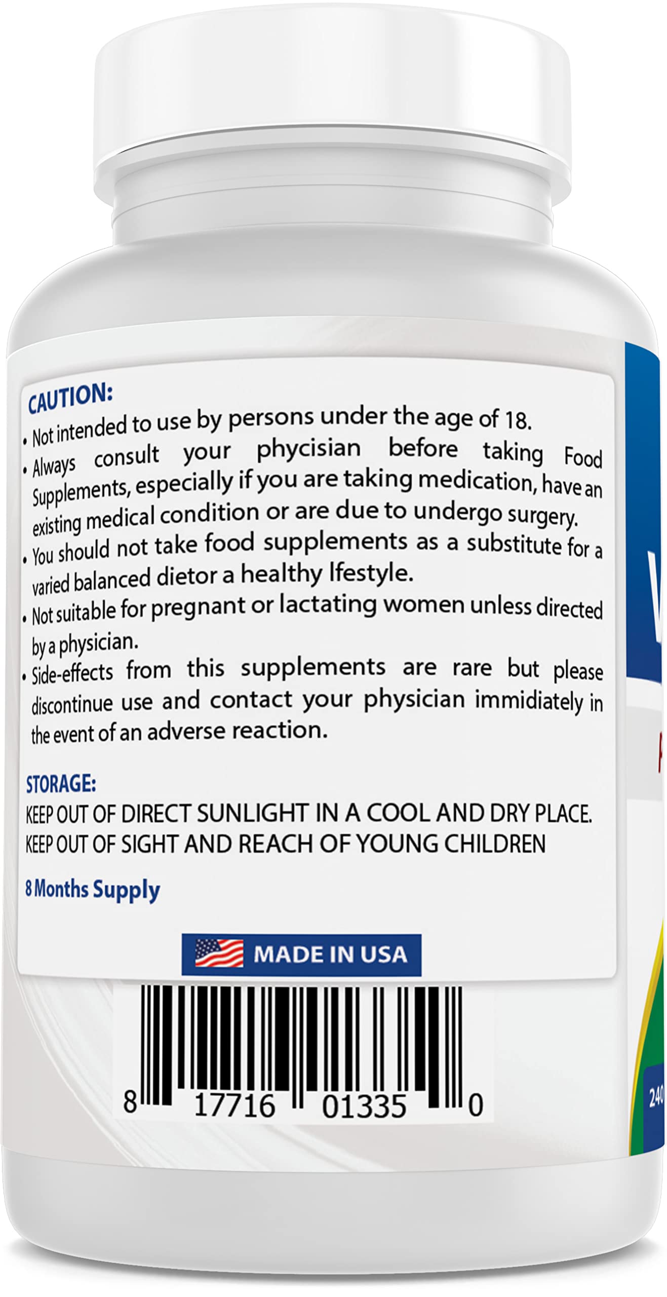 Non-GMO and gluten-free Vitamin D3 2000 IU softgels