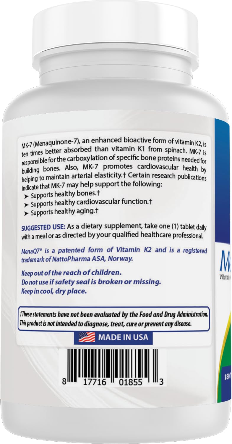 Lifestyle image of Best Naturals Vitamin K2 MK7 with D3 bottle