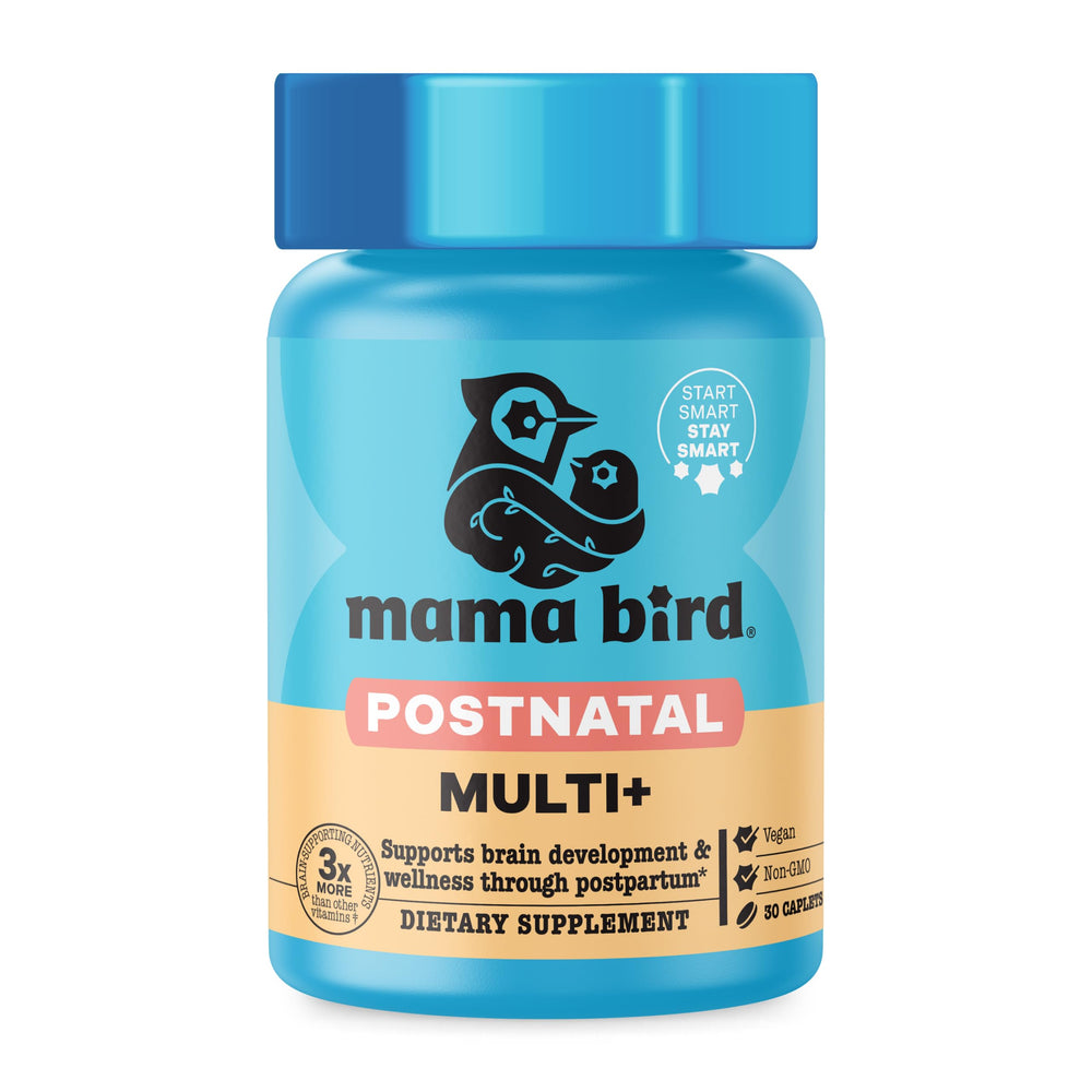 Best Nest Wellness Mama Bird bottle front view supports daily postnatal nutrition