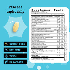 Best Nest Wellness Mama Bird ingredients list featuring methylfolate and probiotics.