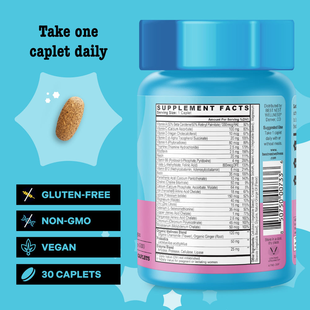 Mama Bird label front showing vegan and non-GMO claims for transparency