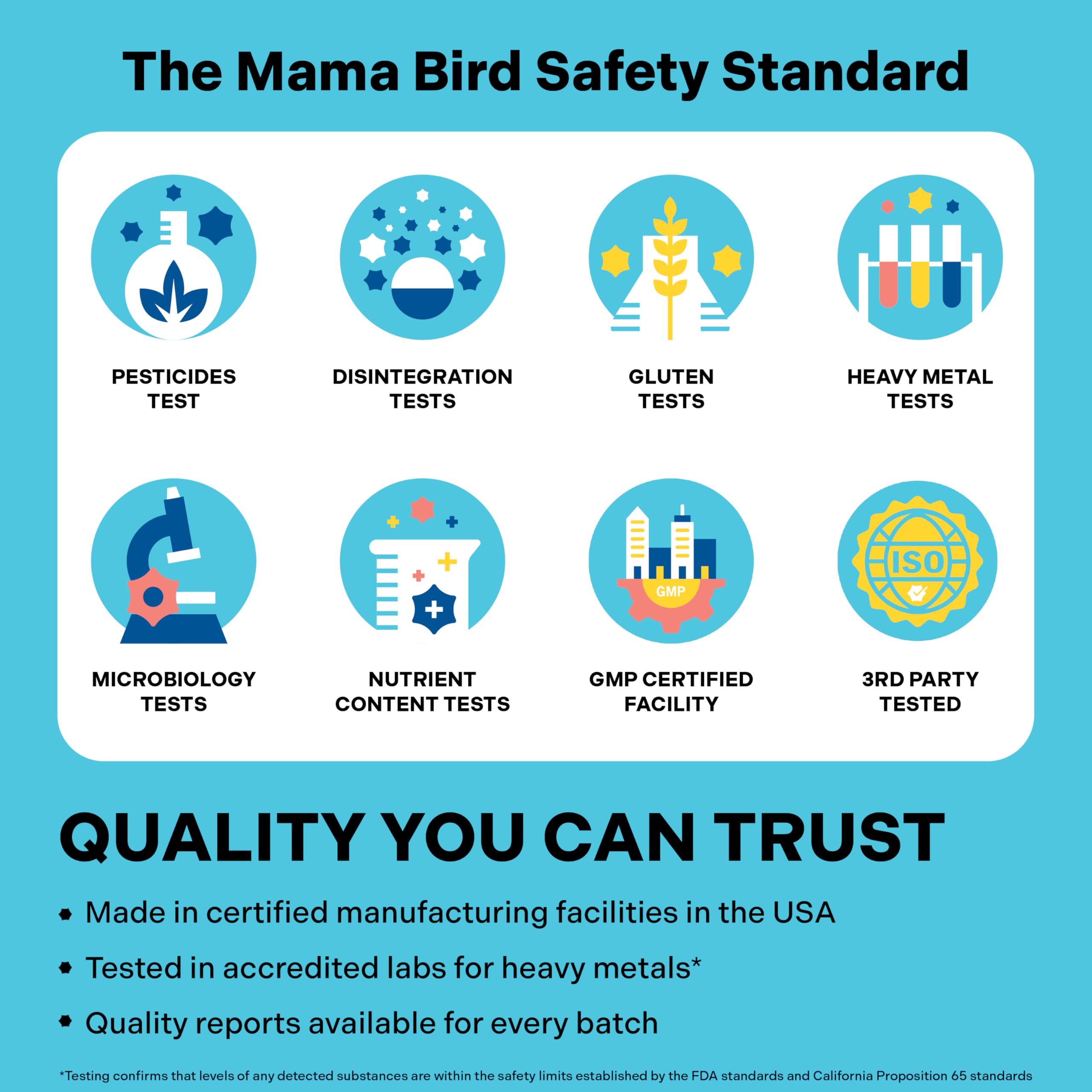 Best Nest Wellness Mama Bird vegan-certified and gluten-free capsule