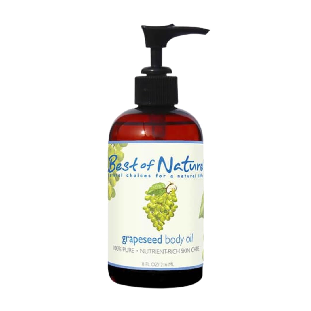 Best of Nature Grapeseed Oil 8 oz bottle