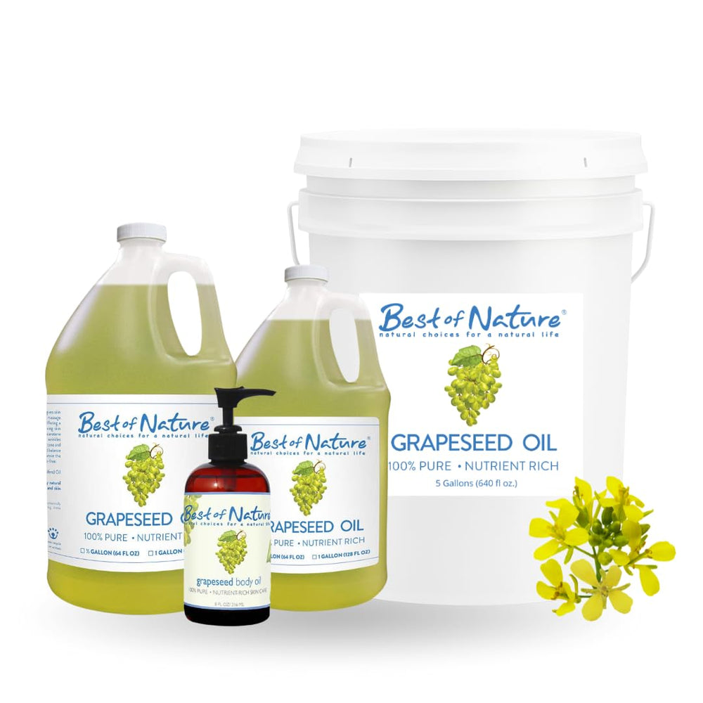Packaging and branding of Best of Nature grapeseed oil