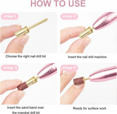Bestgle nail drill mandrel enhances manicure versatility on various drill brands