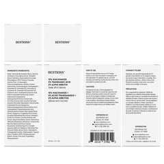 Bestkiss ingredient list featuring ceramides and tranexamic acid on label