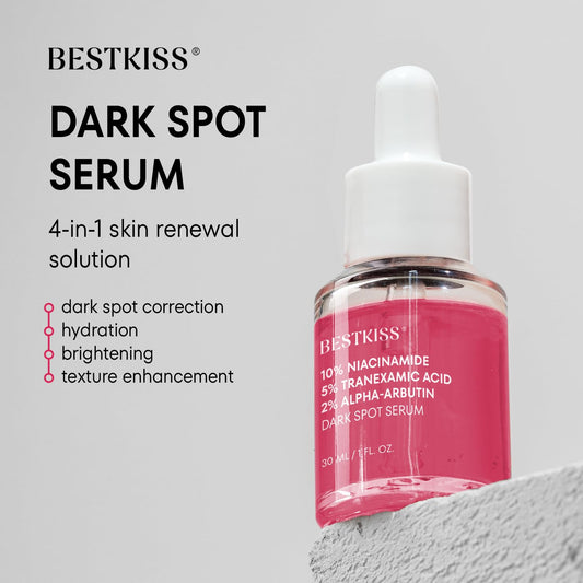 Bestkiss serum applied to hand demonstrating quick absorption and hydration