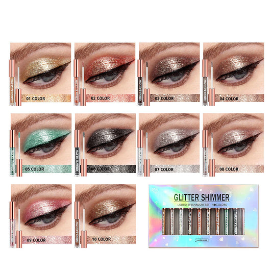 BestLand swatches reveal rich metallic glimmer for bold eye drama
