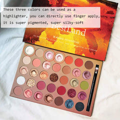 BestLand Pro eye shadow brush included for quick, complete application.