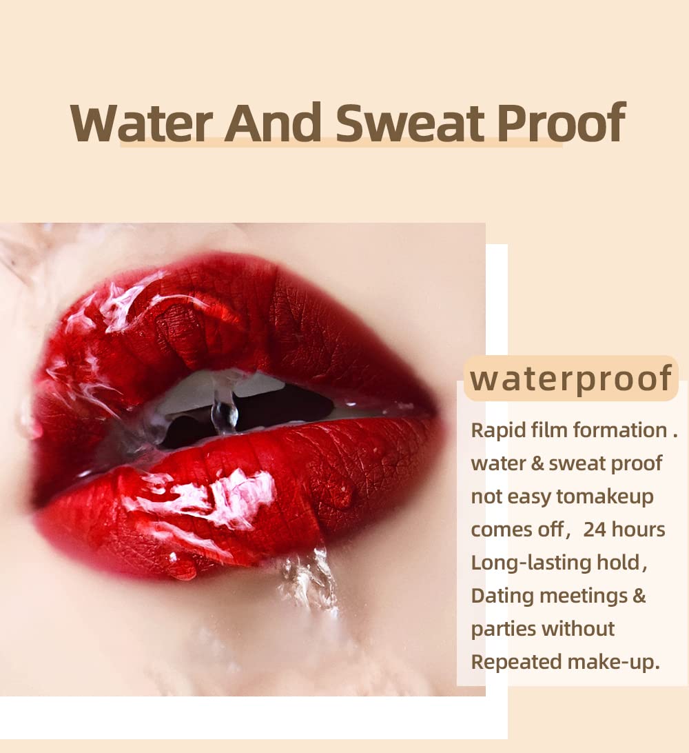 BestLand velvet matte lip gloss with non-stick cup finish