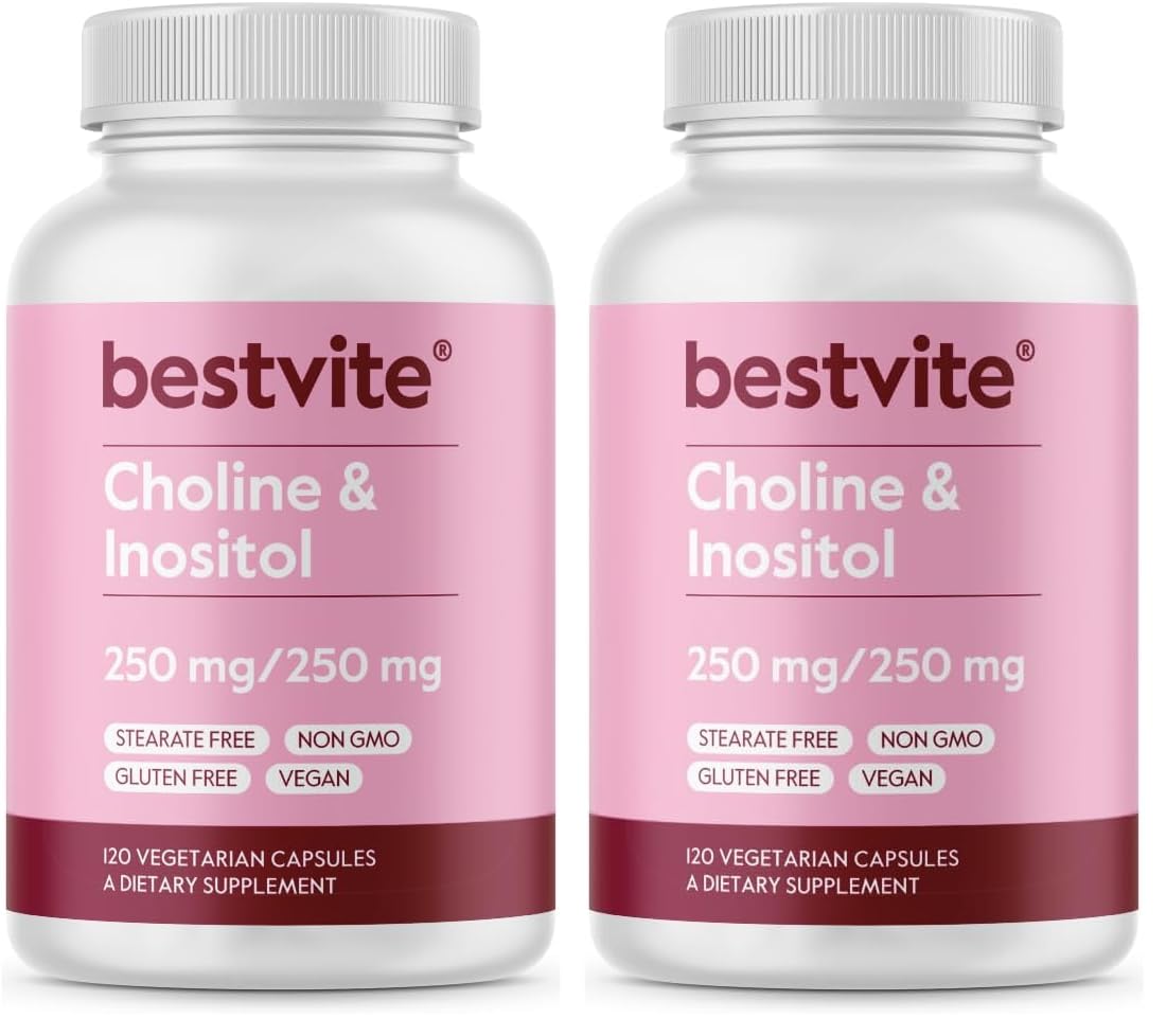 BESTVITE Choline Inositol 500mg bottle front label