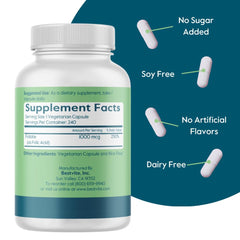 Vegetarian capsules of BESTVITE Folic Acid 1000mcg