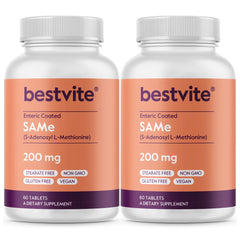 BESTVITE SAM-e 200mg 120 tablets premium Italian ingredient
