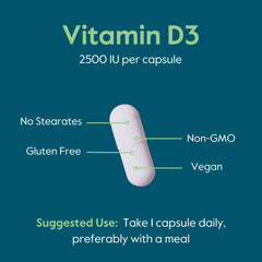 Bottle containing 120 vegetarian capsules