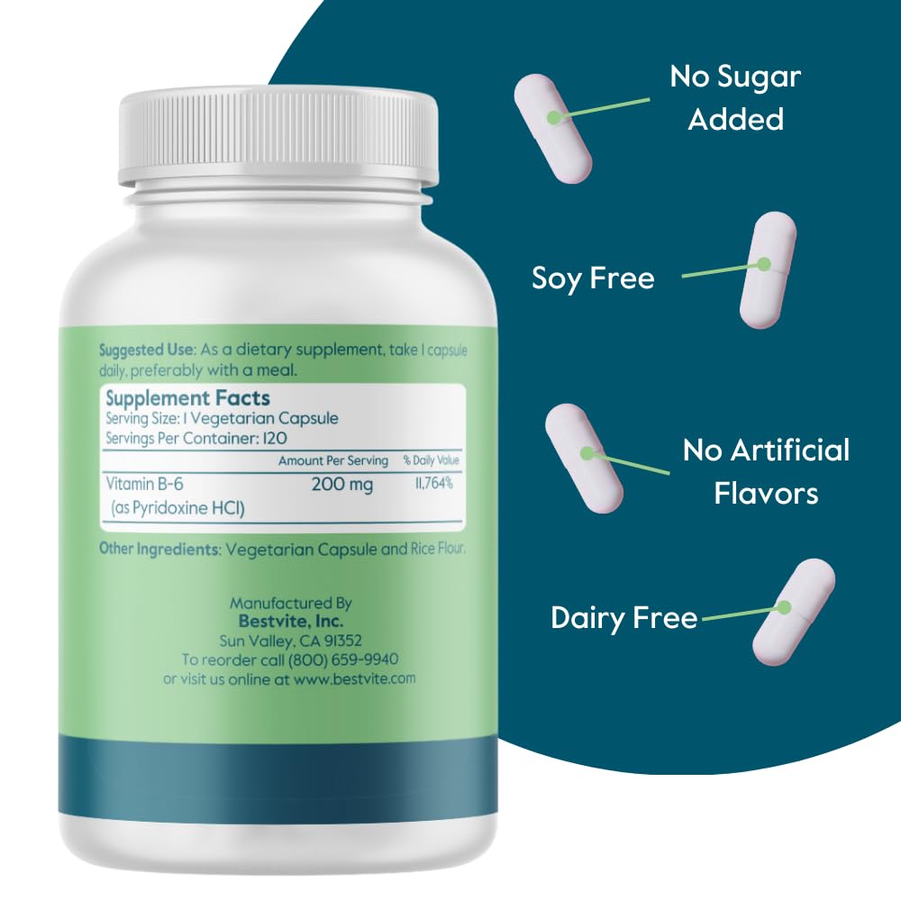 Illustration of Vitamin B-6 benefits and energy support