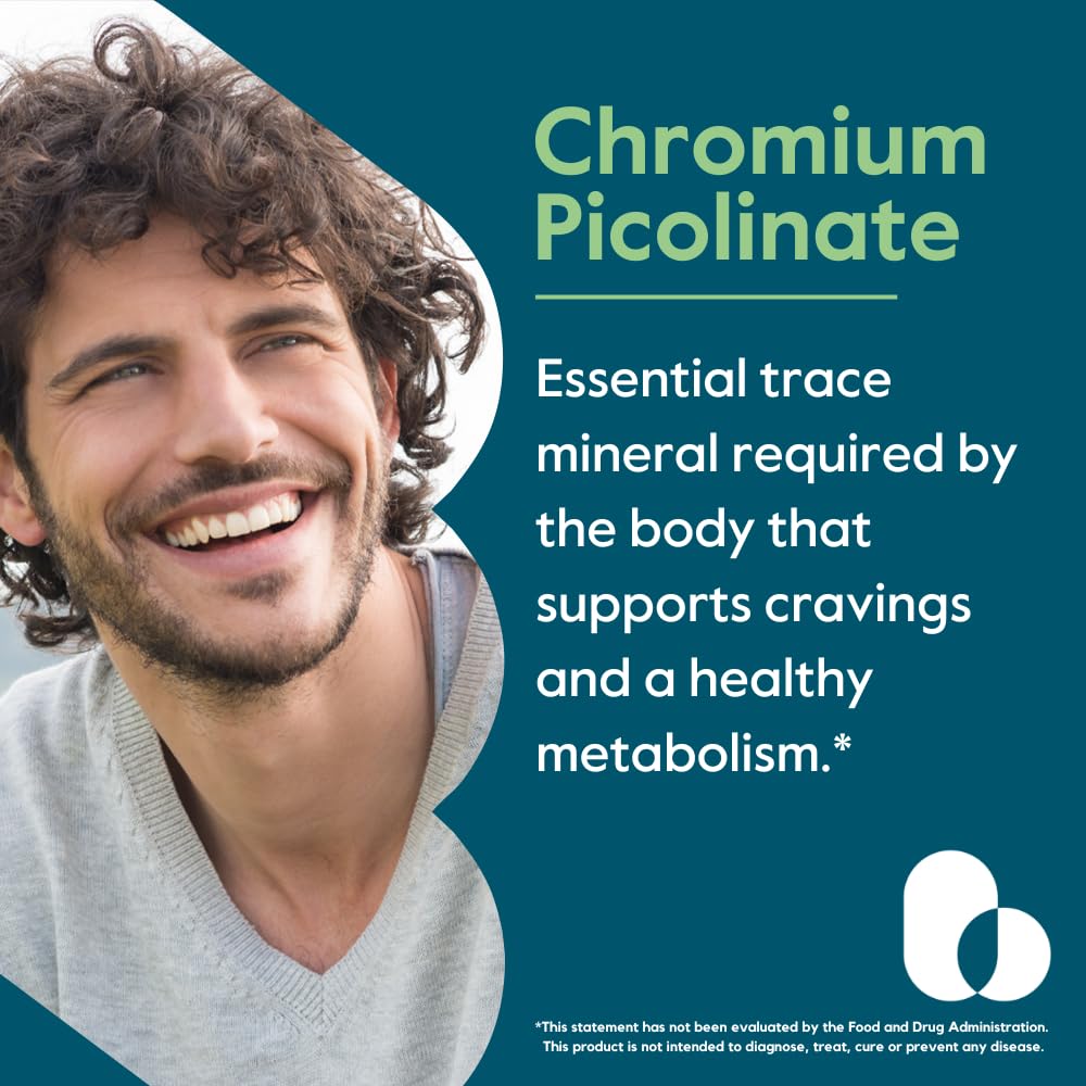 Nutritional information and serving size for Chromium Picolinate