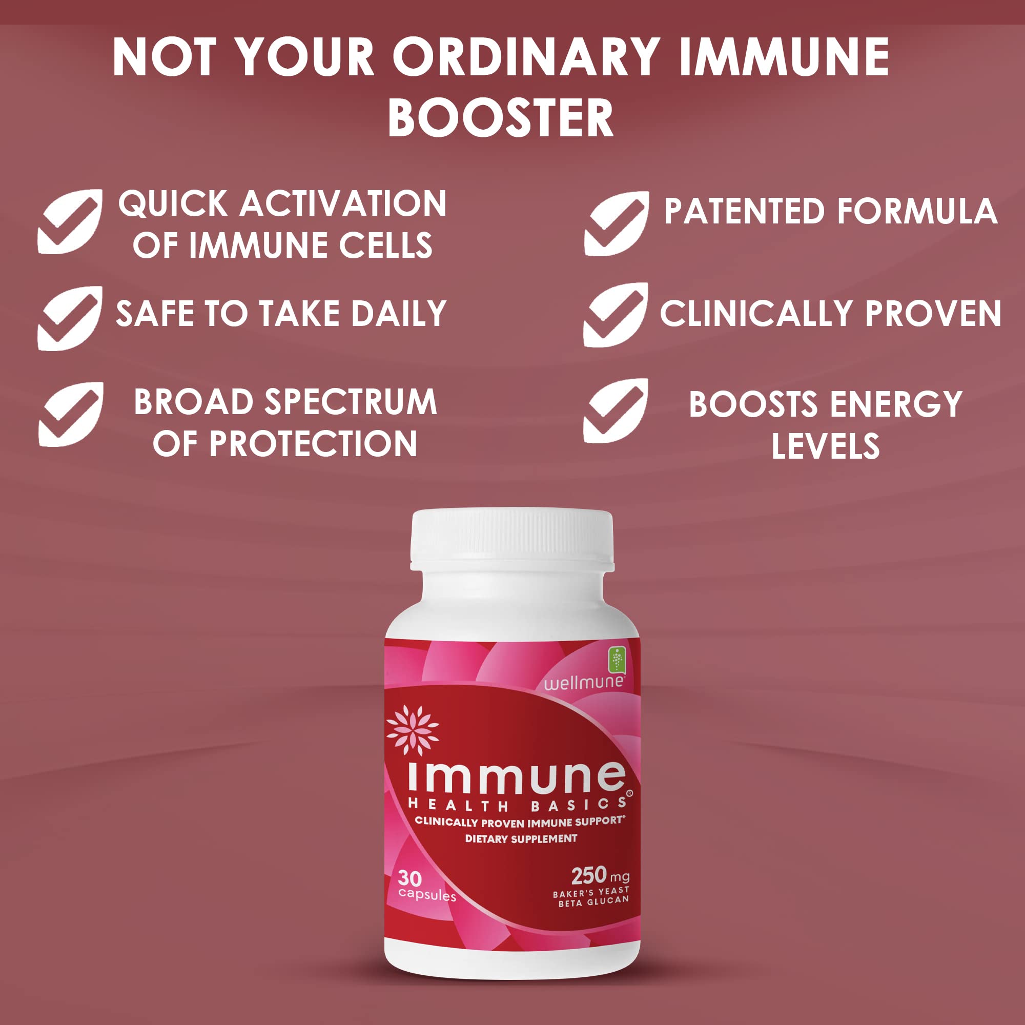 Beta glucan 250 mg ingredient emphasis