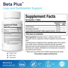 Close-up of Beta-Plus Ox Bile Salts with digestive enzymes ingredient