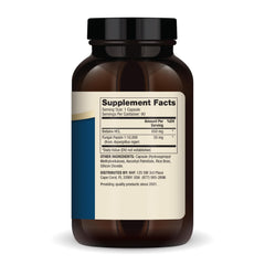 Digestive support graphic showing betaine HCL and pepsin