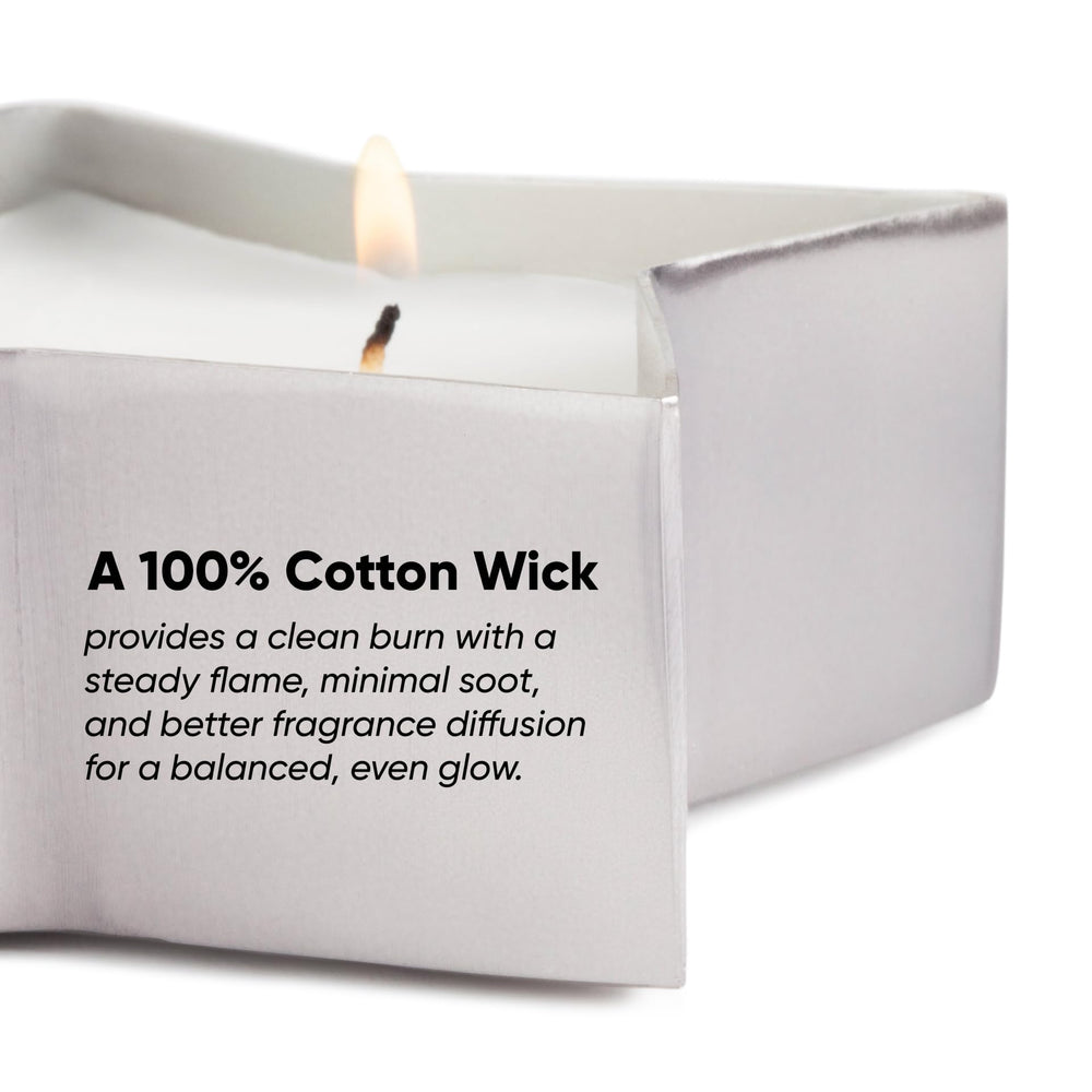 Bethlehem Lights smokeless star candle for clean burn and ambience