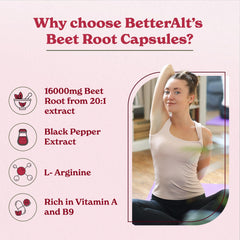 Vegan-friendly beetroot capsules product image