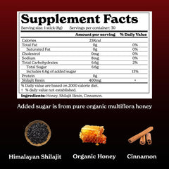 Box of 30 Shilajit Cinnamon Honey Sticks