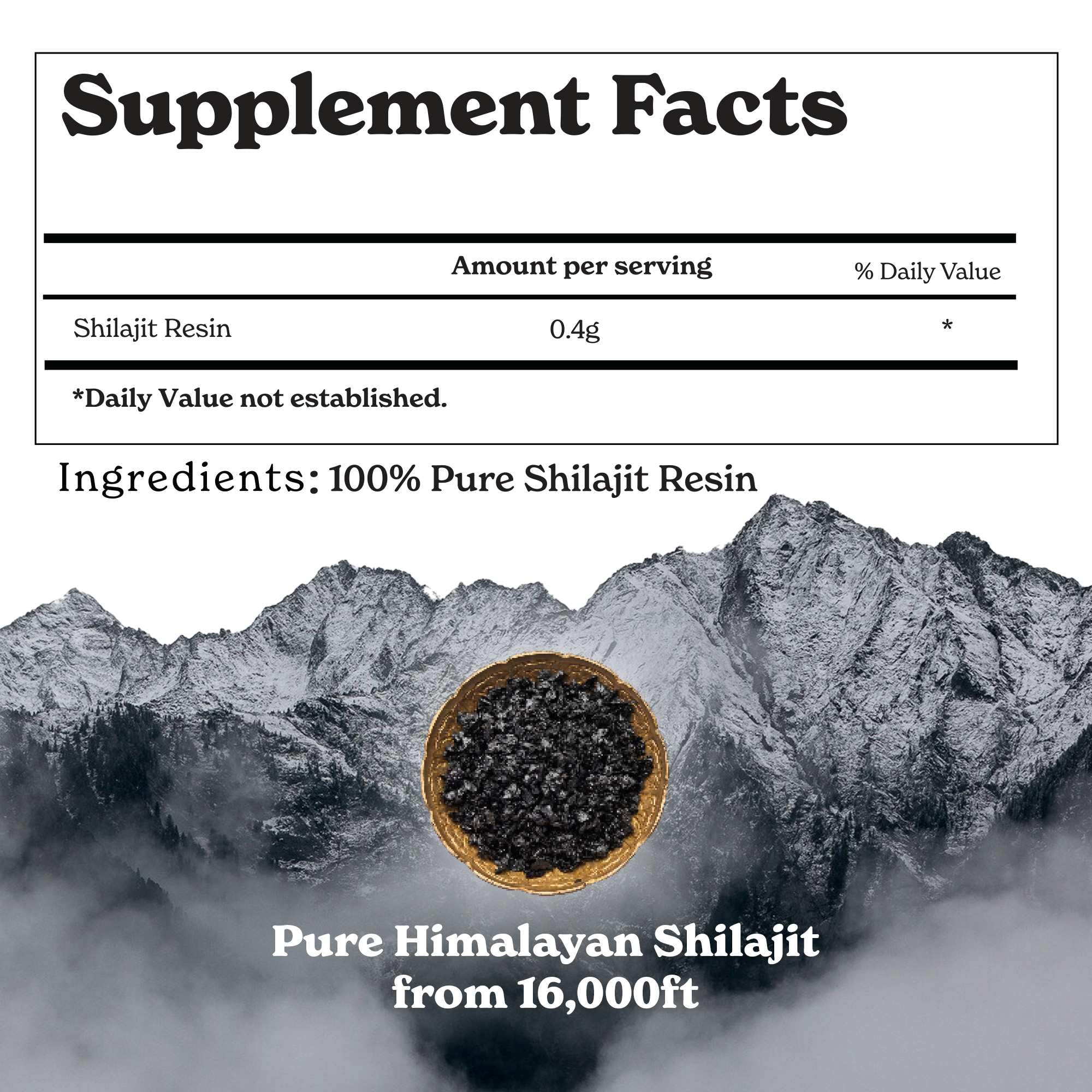 Better Alt Shilajit resin pour ready to mix into water for daily use