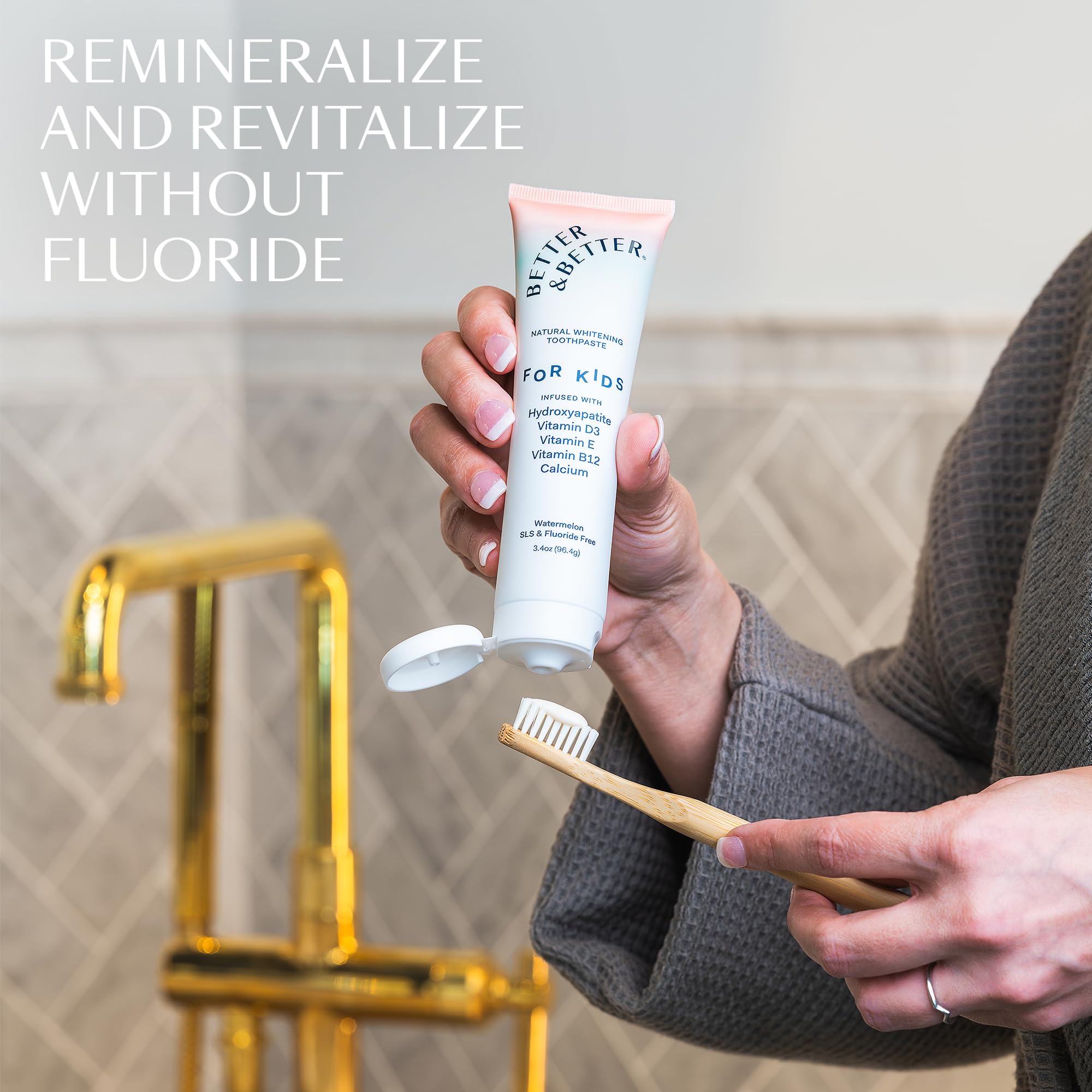 Recyclable sugarcane toothpaste tube packaging