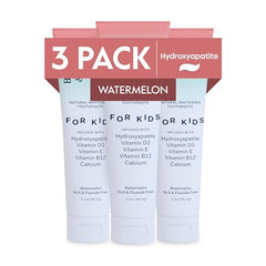 Hero shot of Better & Better Kids Toothpaste Watermelon flavor 3-pack
