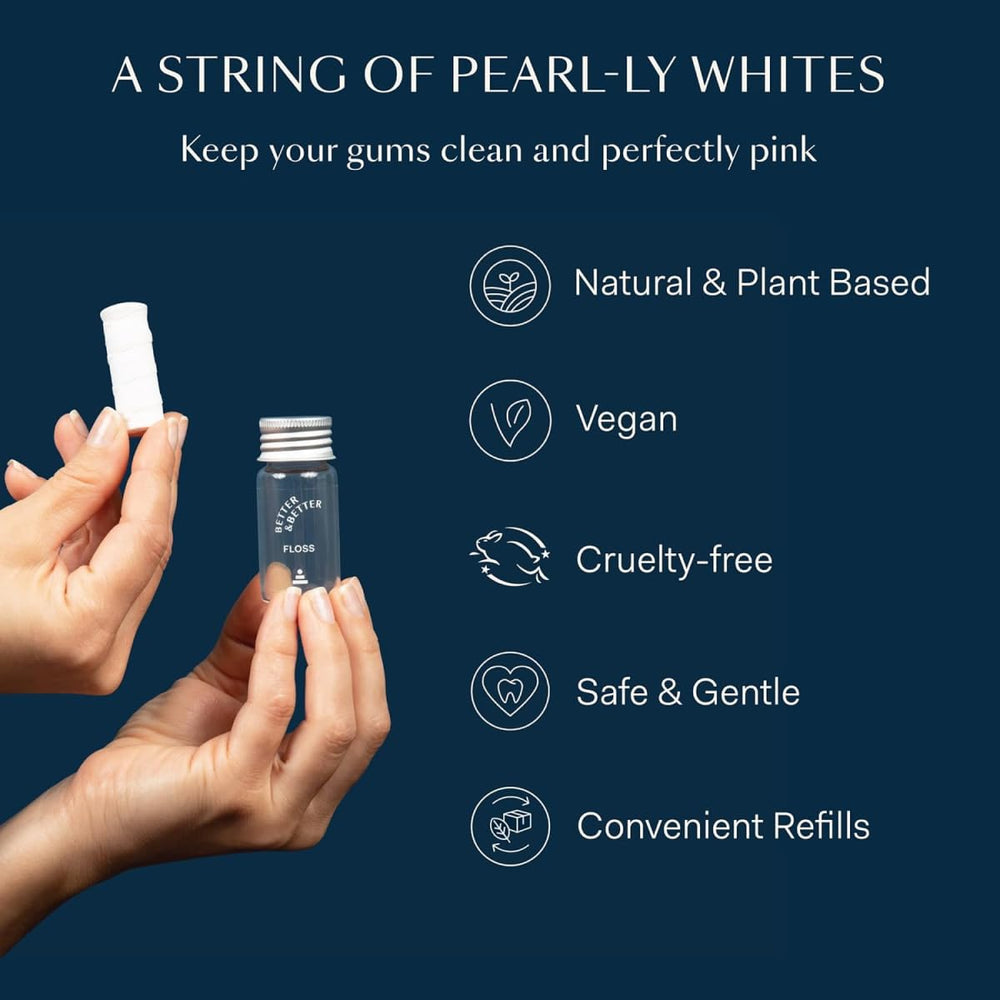 Refill spool and zero-plastic packaging for Better & Better floss