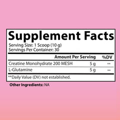 Bottle of Better Booty Glute Scoop supplement