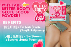 Comparison chart of creatine and glutamine benefits