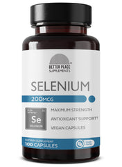 Better Place Selenium 200mcg bottle packaging
