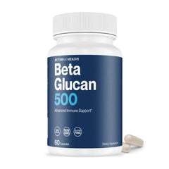 Better Way Health Beta Glucan 500 bottle label