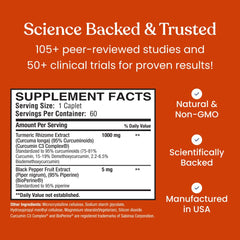 Lifestyle image showing active use with Curcumin supplement bottle