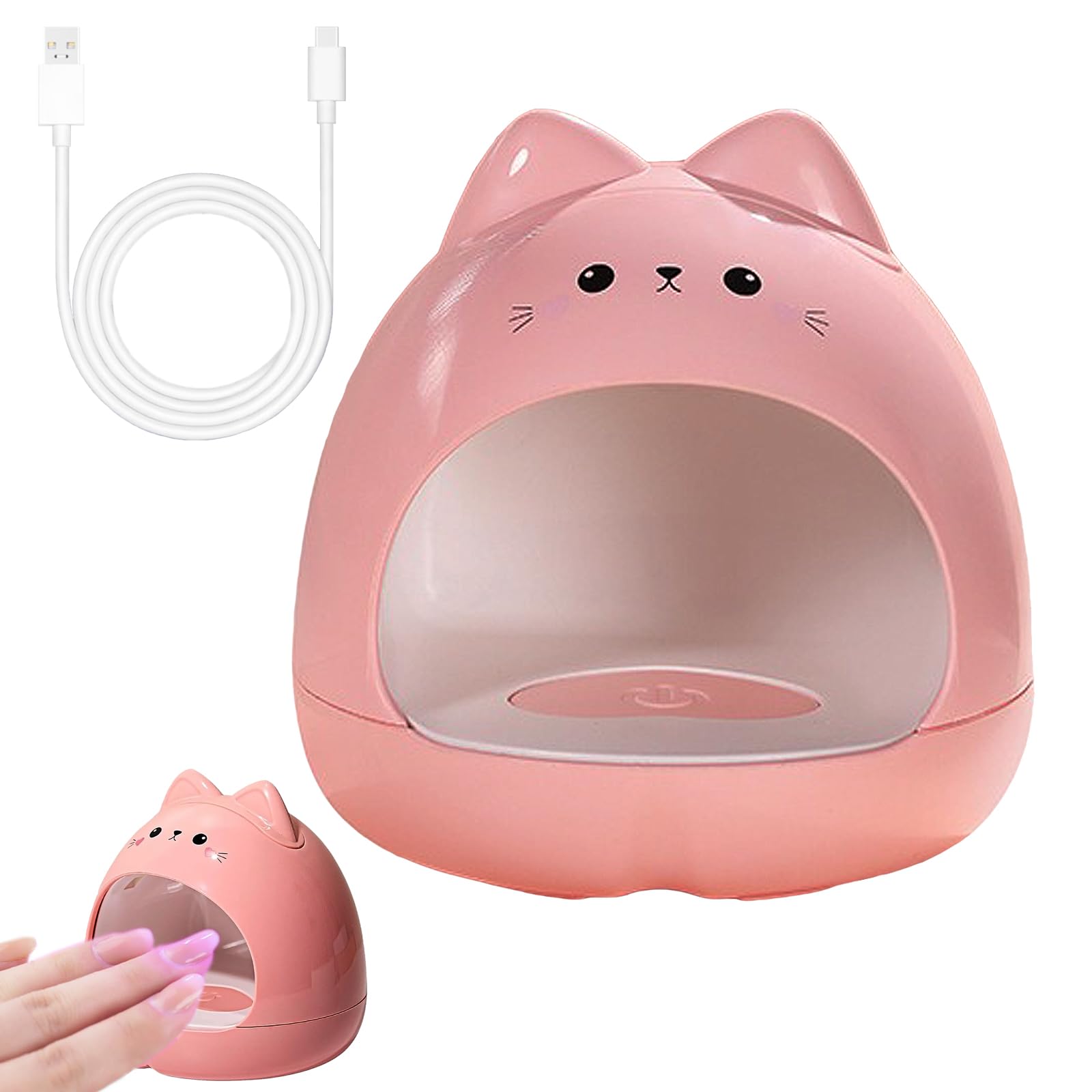 Betterterfor nail lamp with open design for fast gel polish curing at home.