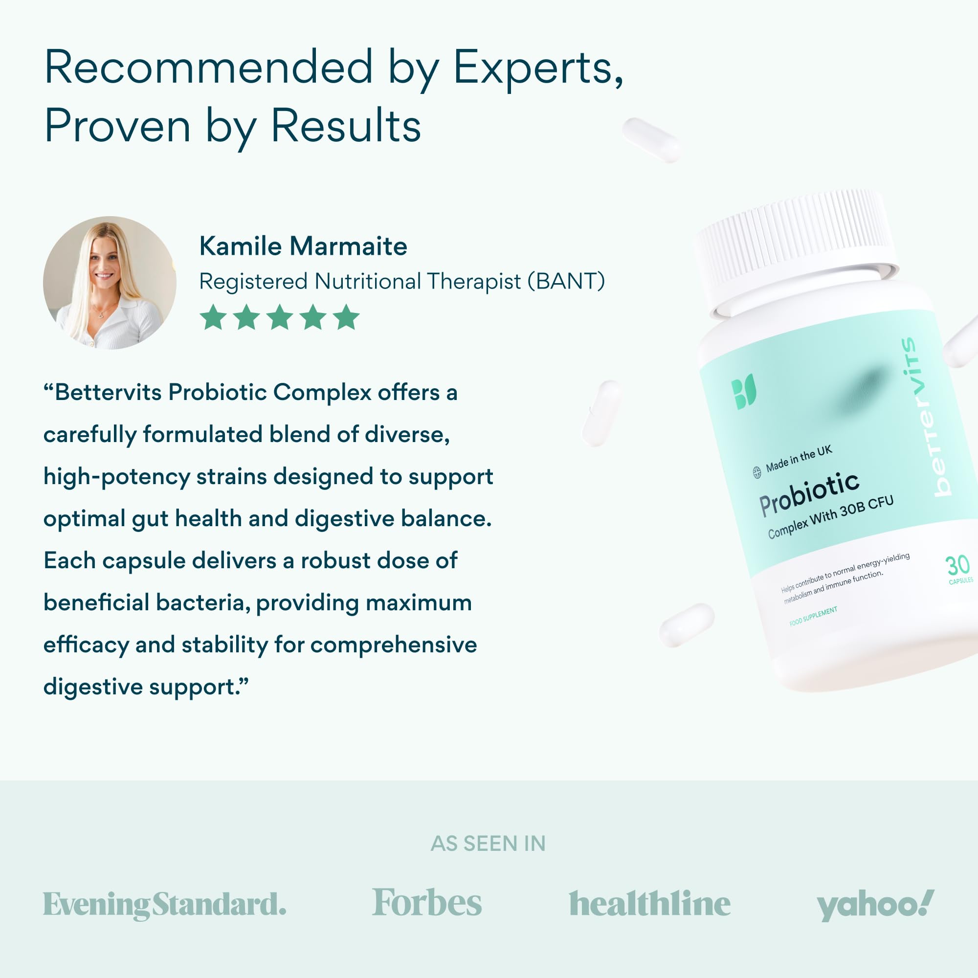 Daily use image hints at easy incorporation into morning routines for ongoing digestive care.