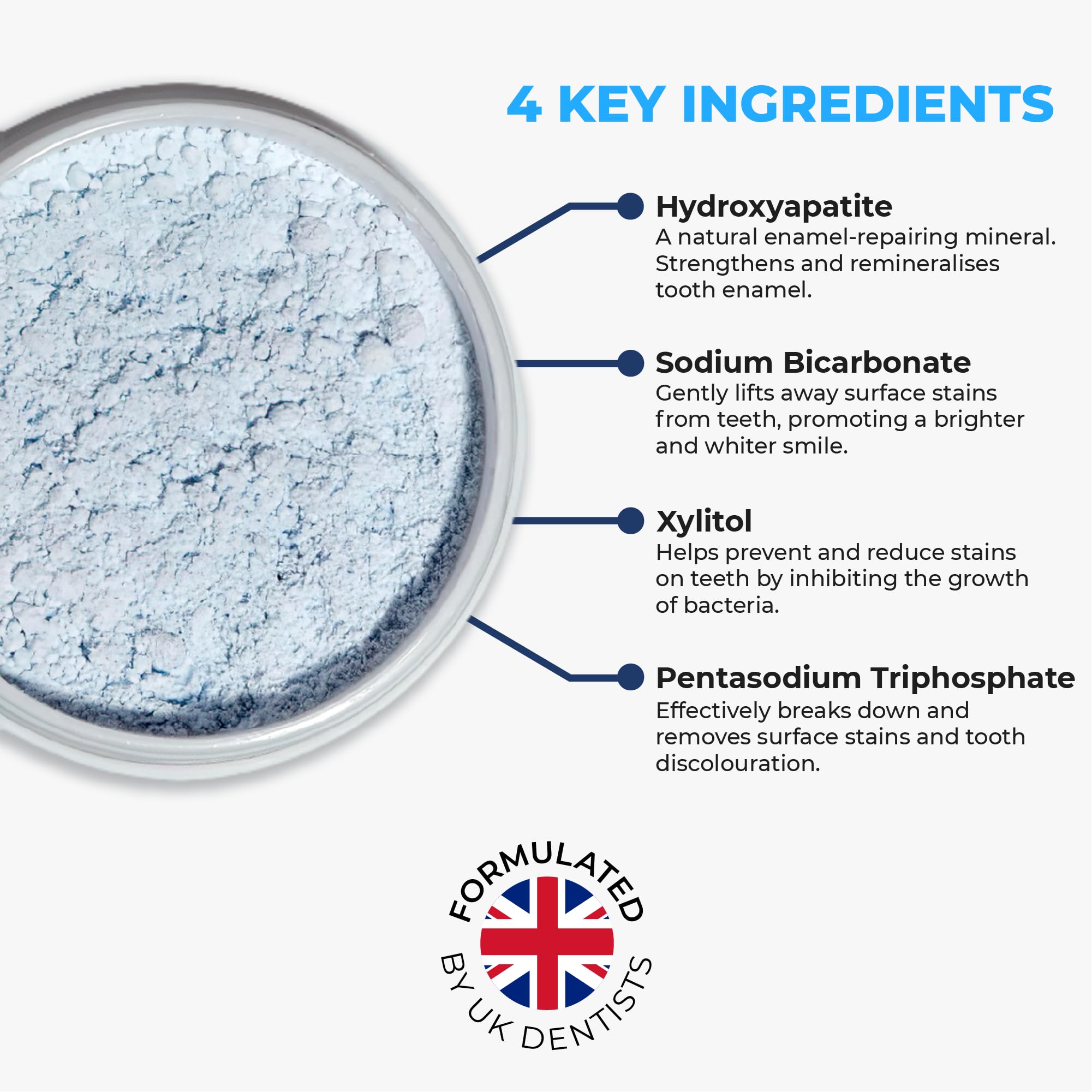 Close-up of BetterWhite powder texture in scoop