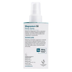 Cooling menthol and eucalyptus in BetterYou spray
