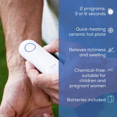 Beurer BR60 chemical-free relief option using heat therapy.