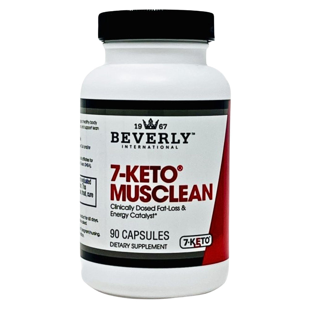 Beverly International 7-Keto Musclean bottle ready for convenient weight management support.