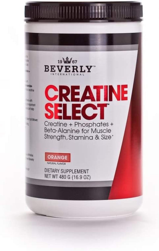 Beverly International Creatine Select with Phosphates bottle and label