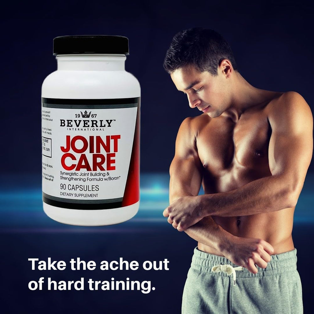 Athlete using Joint Care for joint support